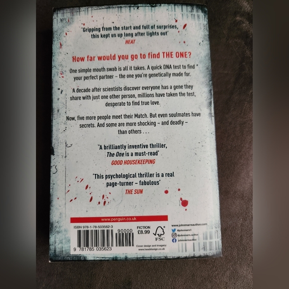 *2 for $25* The One, Paperback novel by John Marrs - Picture 5 of 5